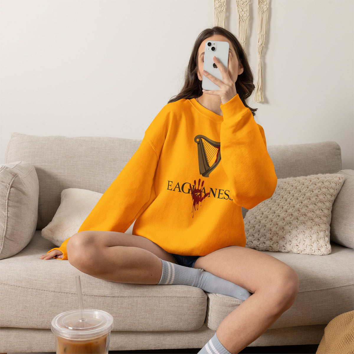 EAGLANESS Unisex Heavy Blend Crewneck Sweatshirt