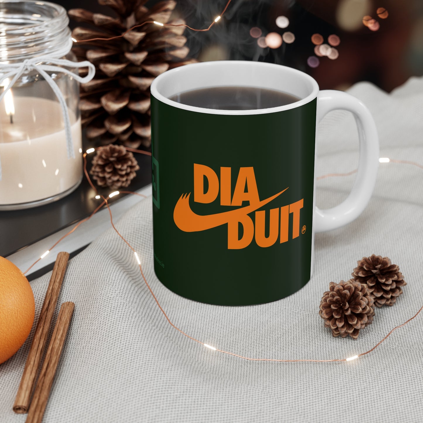 DIA DUIT  33cl White Ceramic Mug