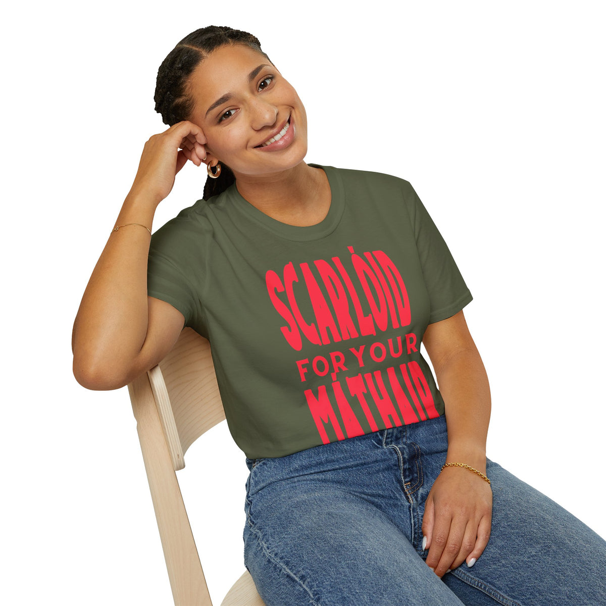 SCARLÓID FOR YOUR MÁTHAIR Unisex Softstyle 100% Cotton Tee