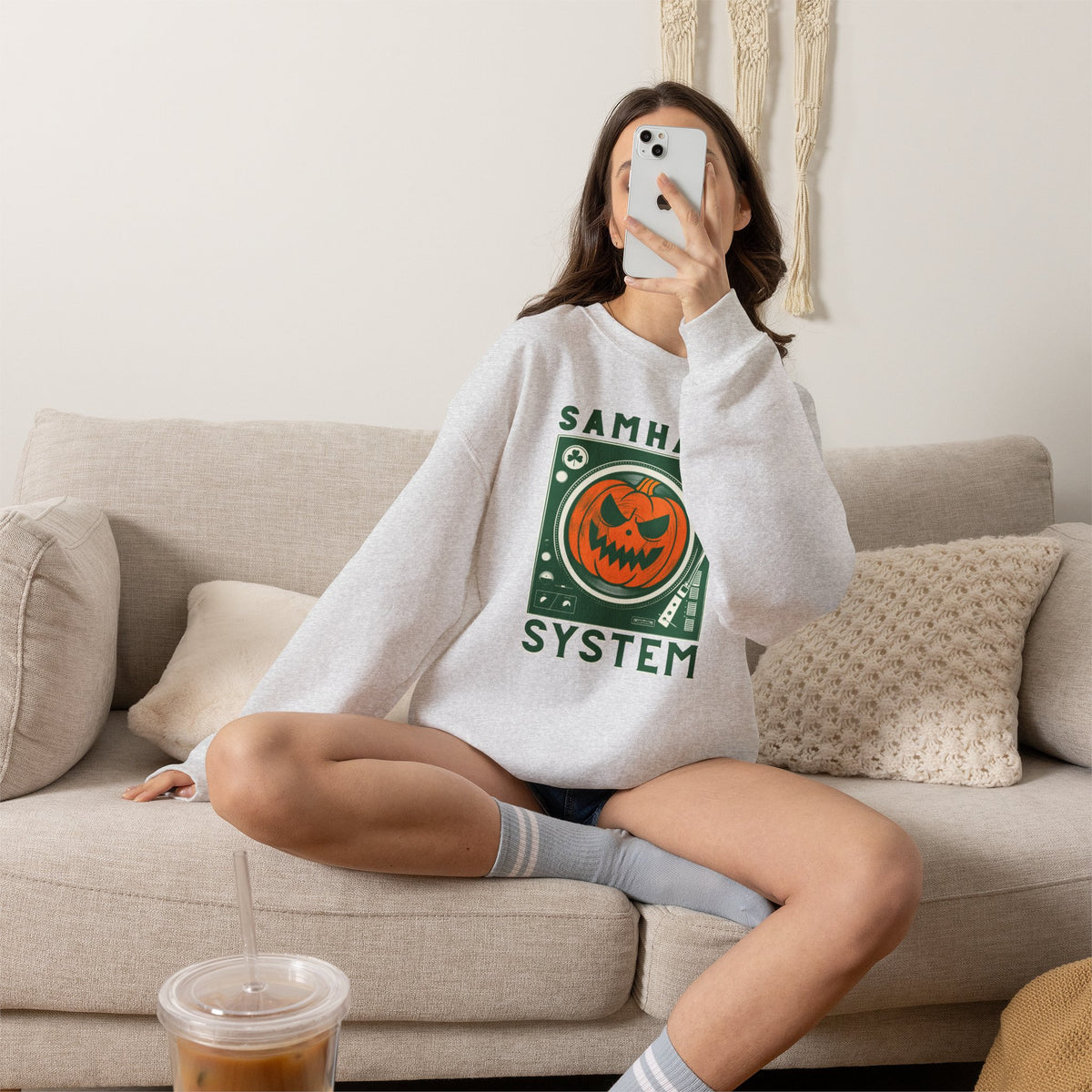 SAMHAIN SYSTEM Unisex Heavy Blend Crewneck Sweatshirt