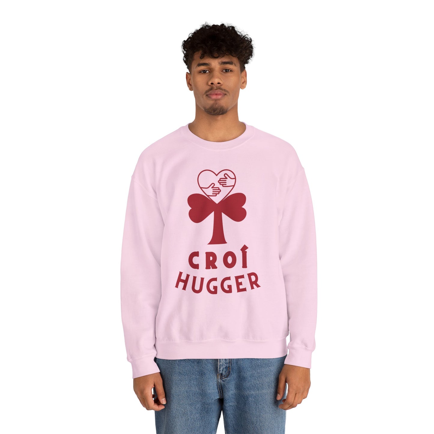 CROÍ HUGGER V DAY Unisex Heavy Blend™ Crewneck Sweatshirt