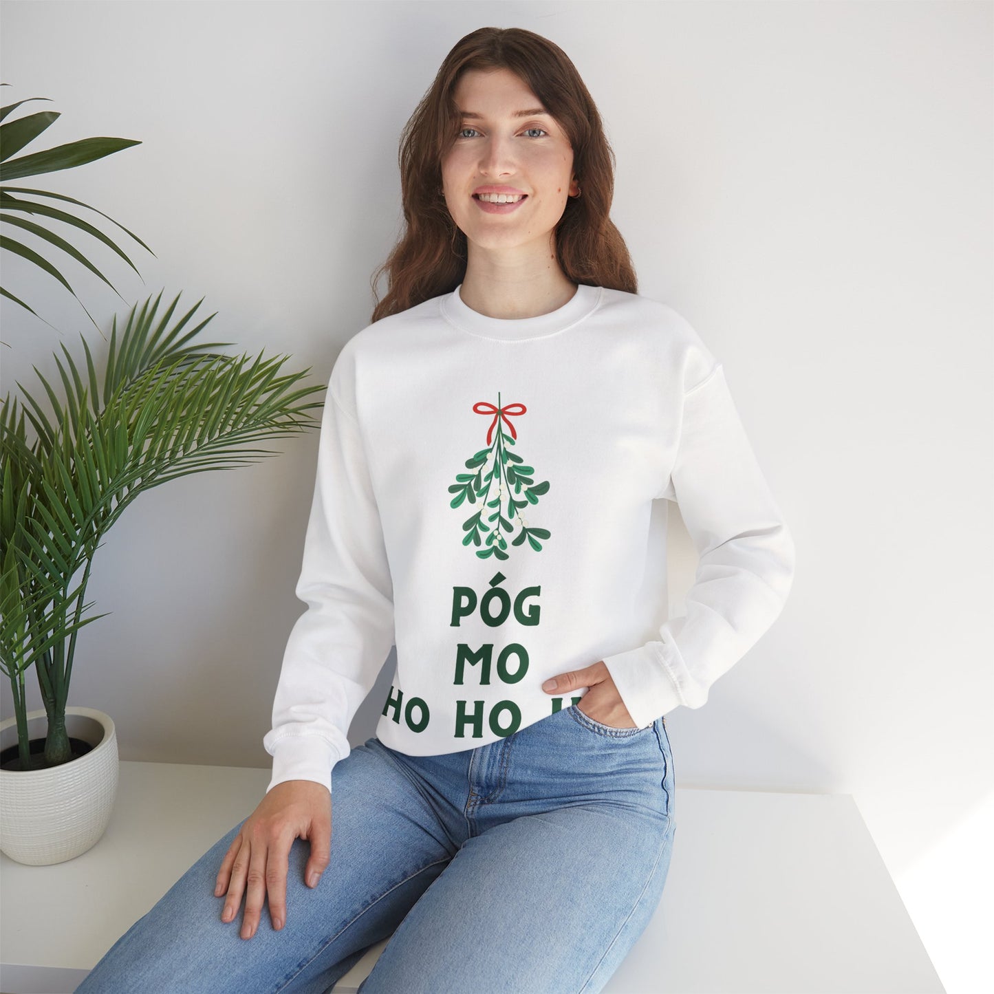 PÓG MO HO HO HO Unisex Heavy Blend™ Crewneck Sweatshirt