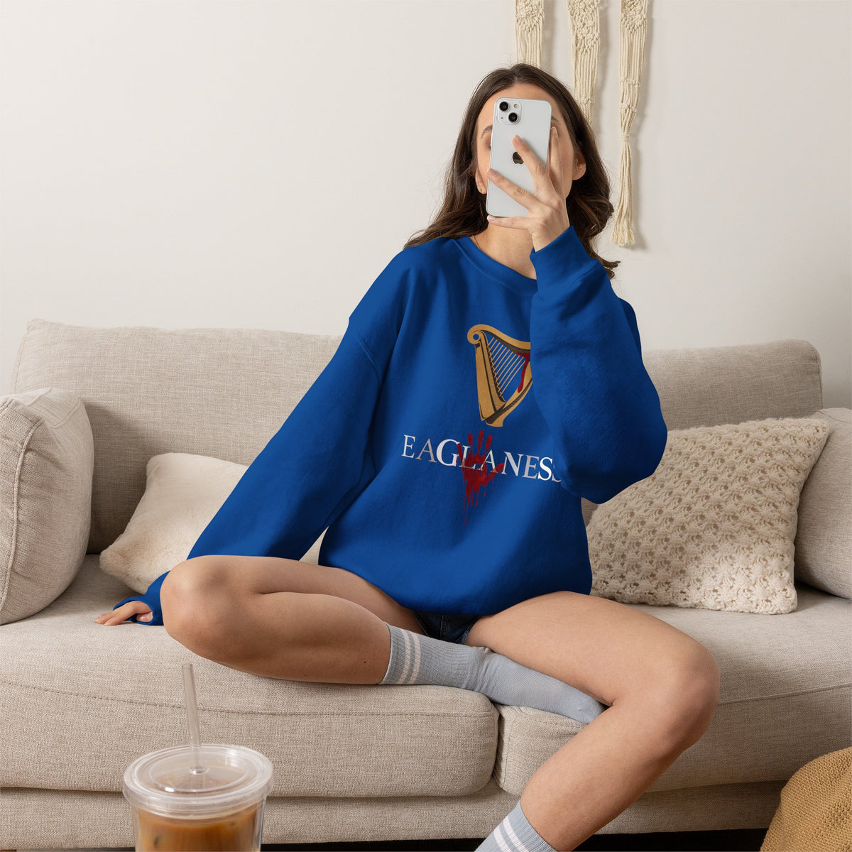 EAGLANESS Unisex Heavy Blend Crewneck Sweatshirt