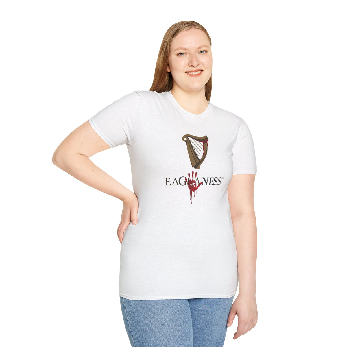 EAGLANESS 100% Cotton Unisex Softstyle T-Shirt