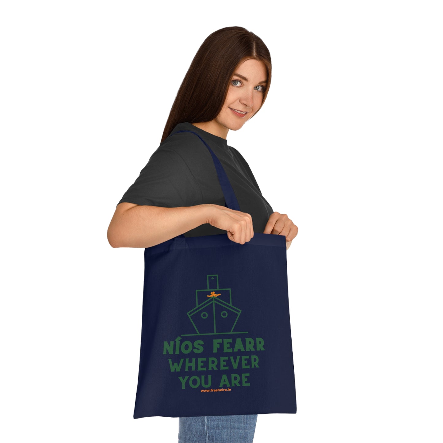 NÍOS FEARR, WHEREVER YOU ARE 100% Cotton Tote Bag