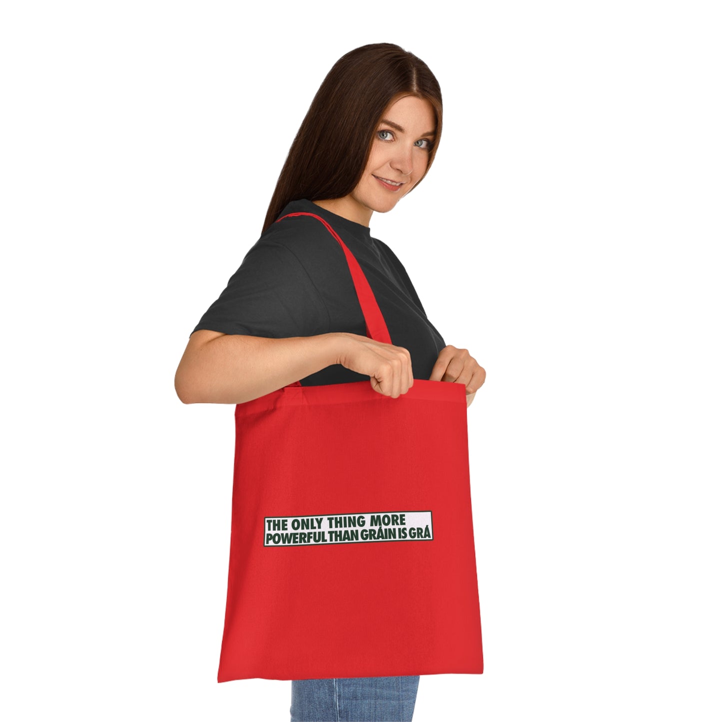 THE ONLY THING MORE POWERFUL THAN GRÁIN IS GRÁWoven Tote Bag