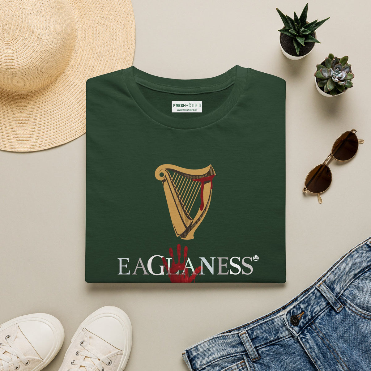 EAGLANESS 100% Cotton Unisex Softstyle T-Shirt
