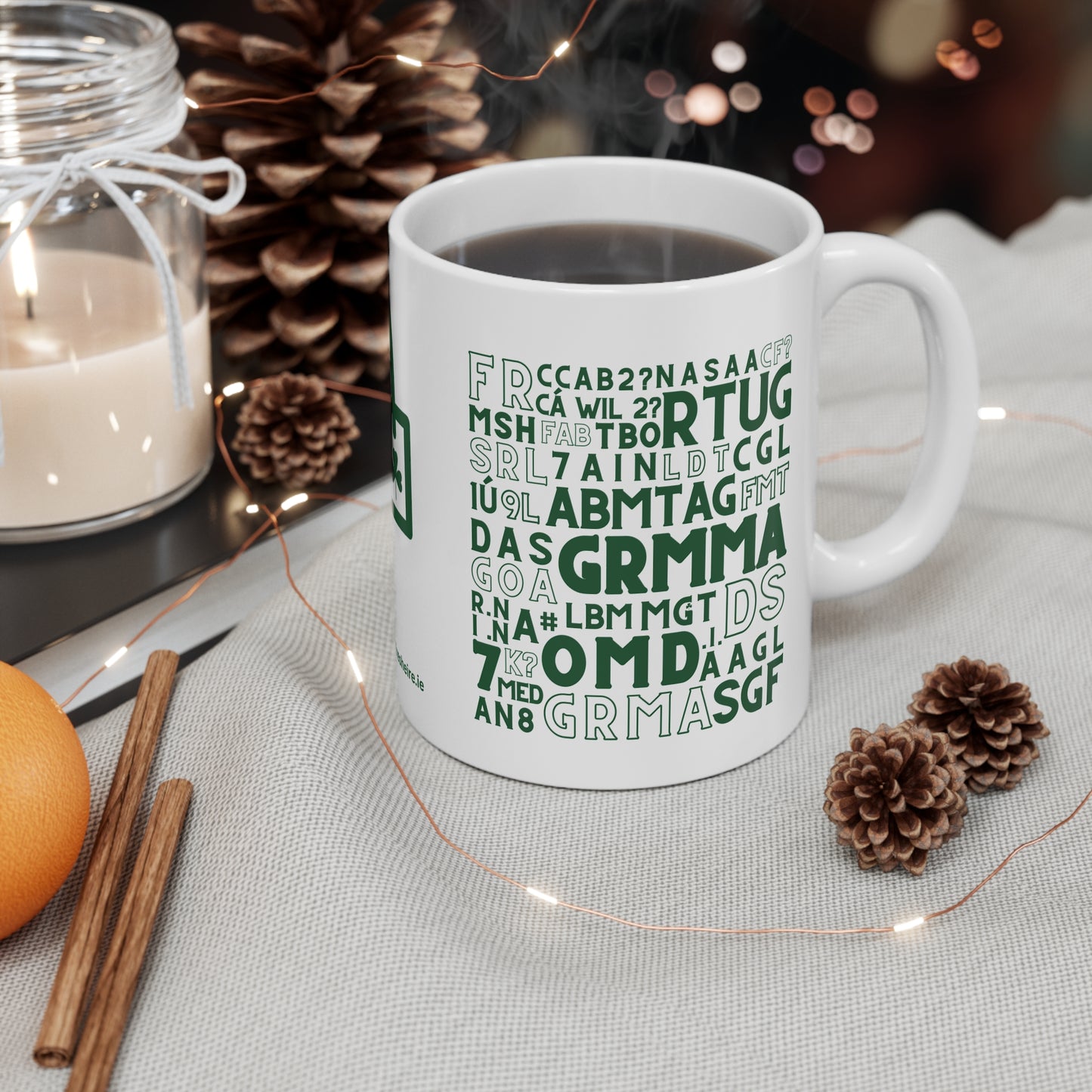 GRMMA  33cl White Ceramic Mug