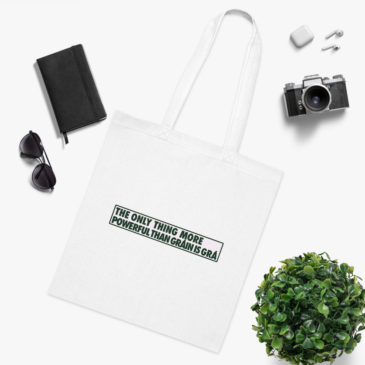 THE ONLY THING MORE POWERFUL THAN GRÁIN IS GRÁWoven Tote Bag