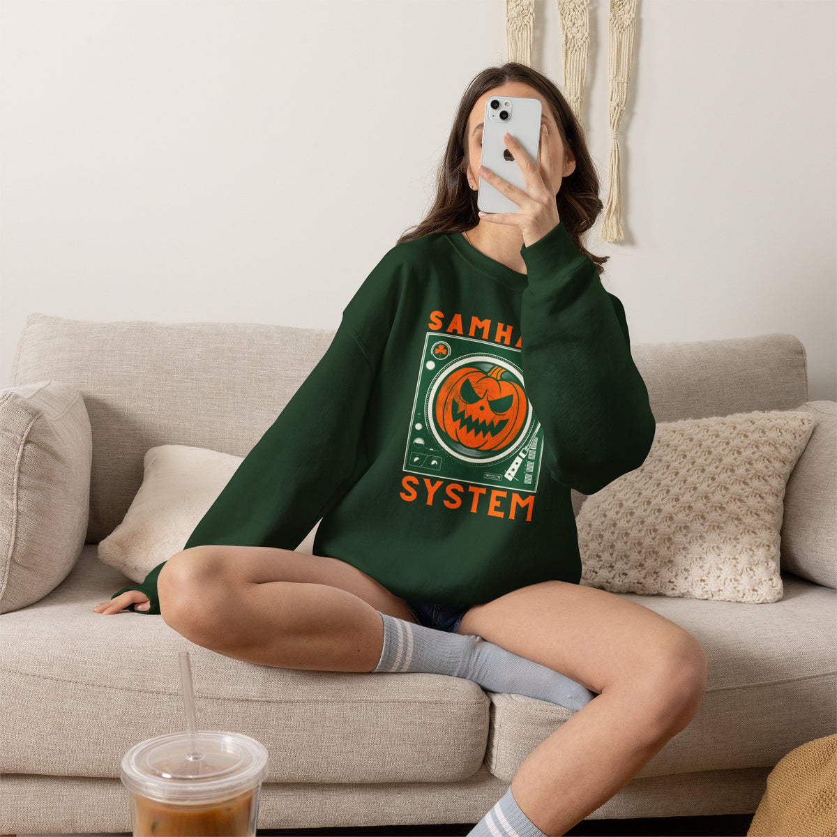 SAMHAIN SYSTEM Unisex Heavy Blend Crewneck Sweatshirt