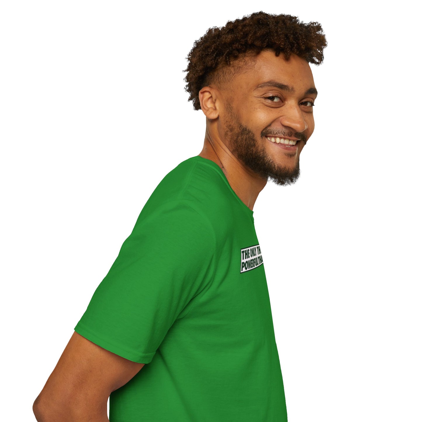 THE ONLY THING MORE POWERFUL THAN GRÁIN IS GRÁ  Unisex Softstyle 100% Cotton T-Shirt