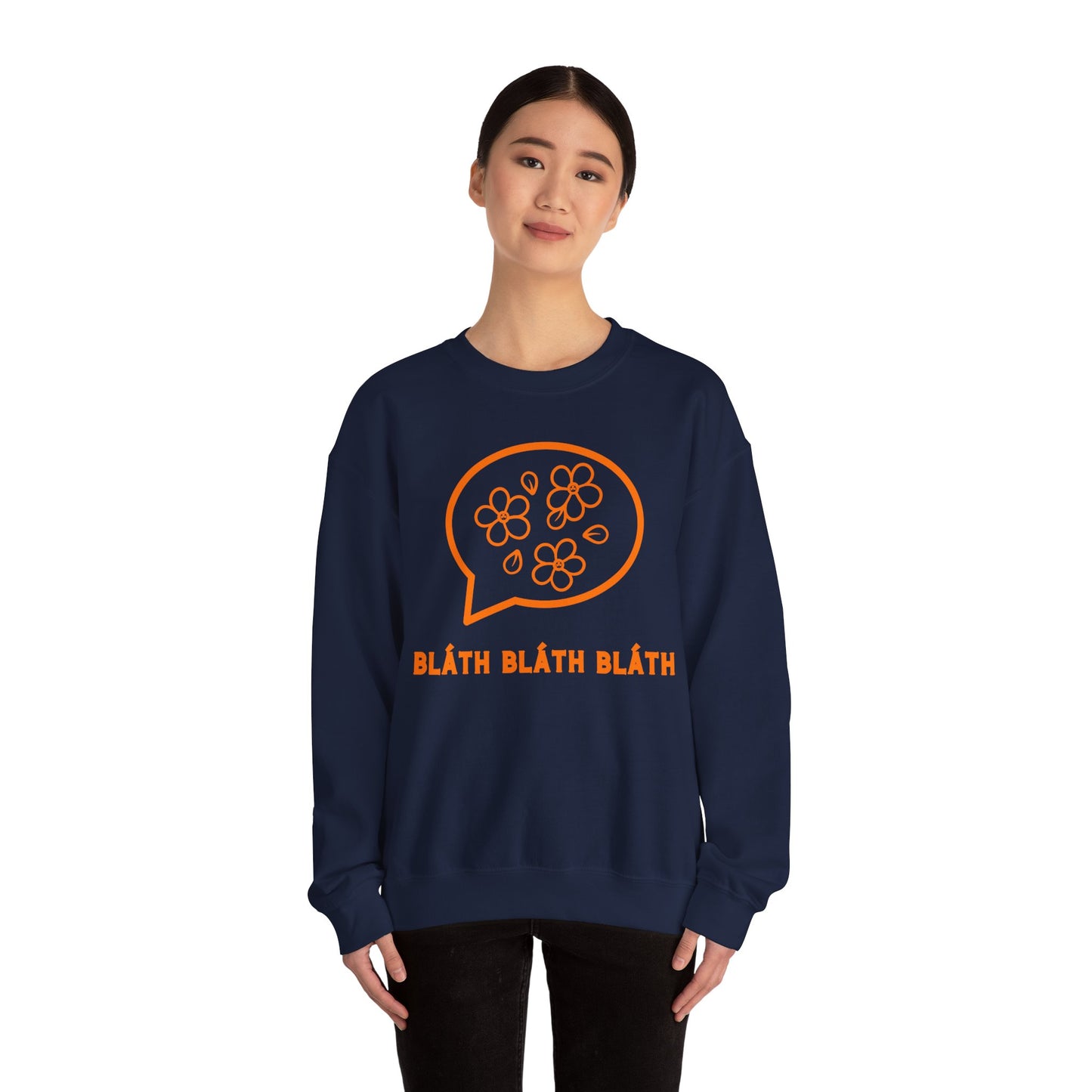 BLÁTH BLÁTH BLÁTH Unisex Heavy Blend  Crewneck Sweatshirt