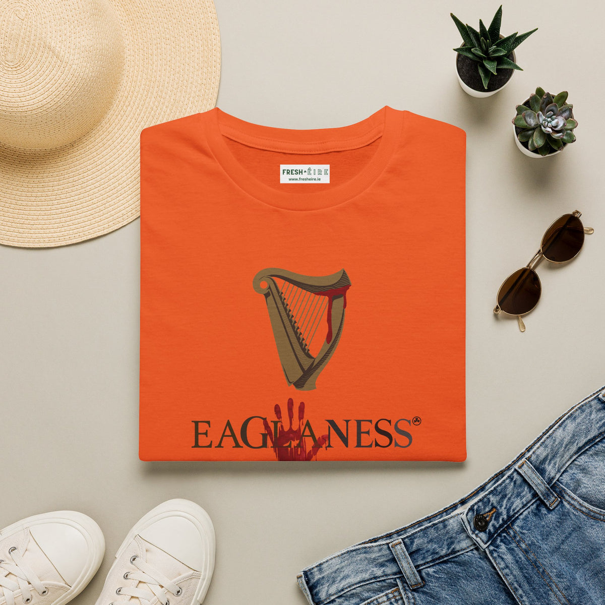 EAGLANESS 100% Cotton Unisex Softstyle T-Shirt