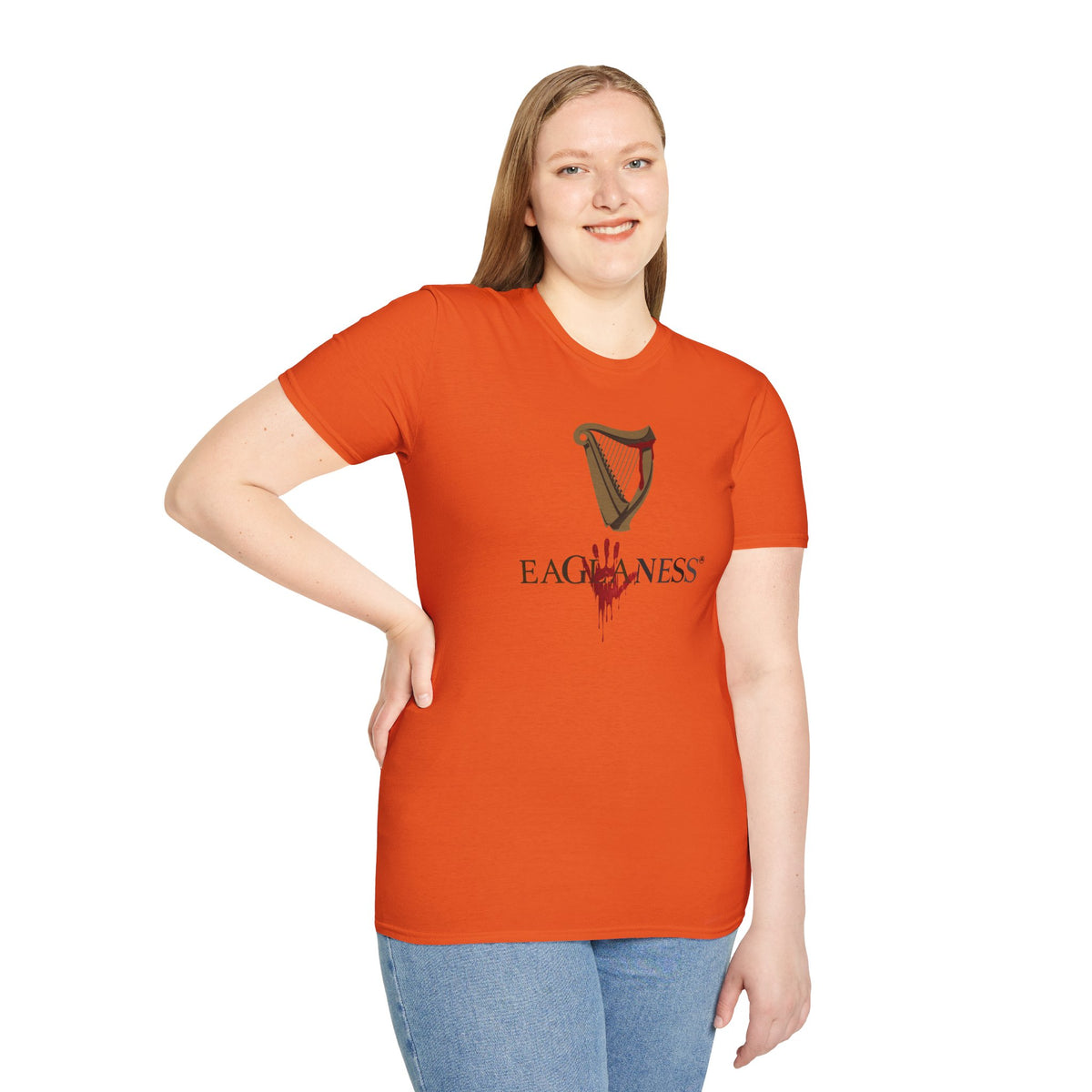 EAGLANESS 100% Cotton Unisex Softstyle T-Shirt