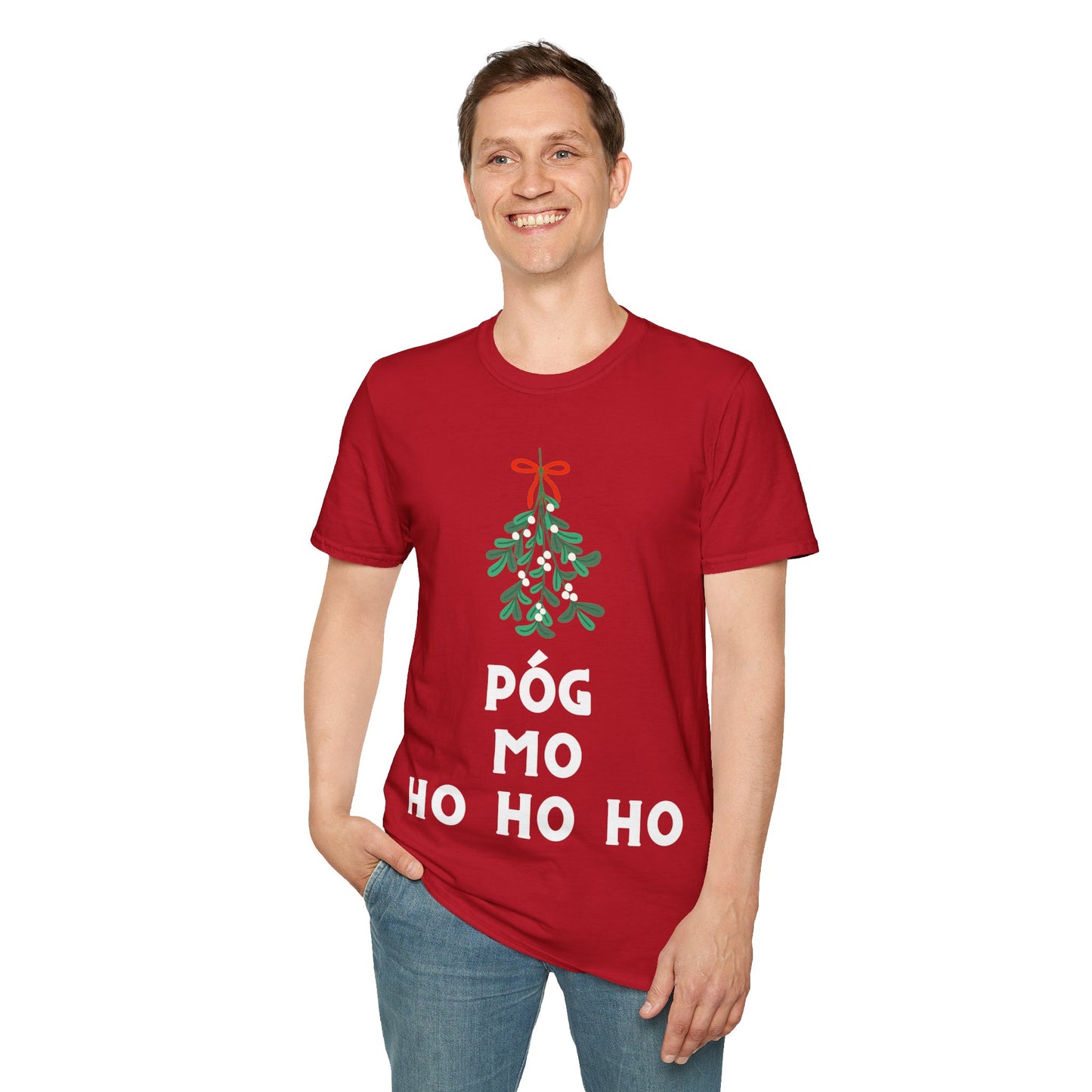 PÓG MO HO HO HO Unisex Softstyle 100% Cotton T-Shirt
