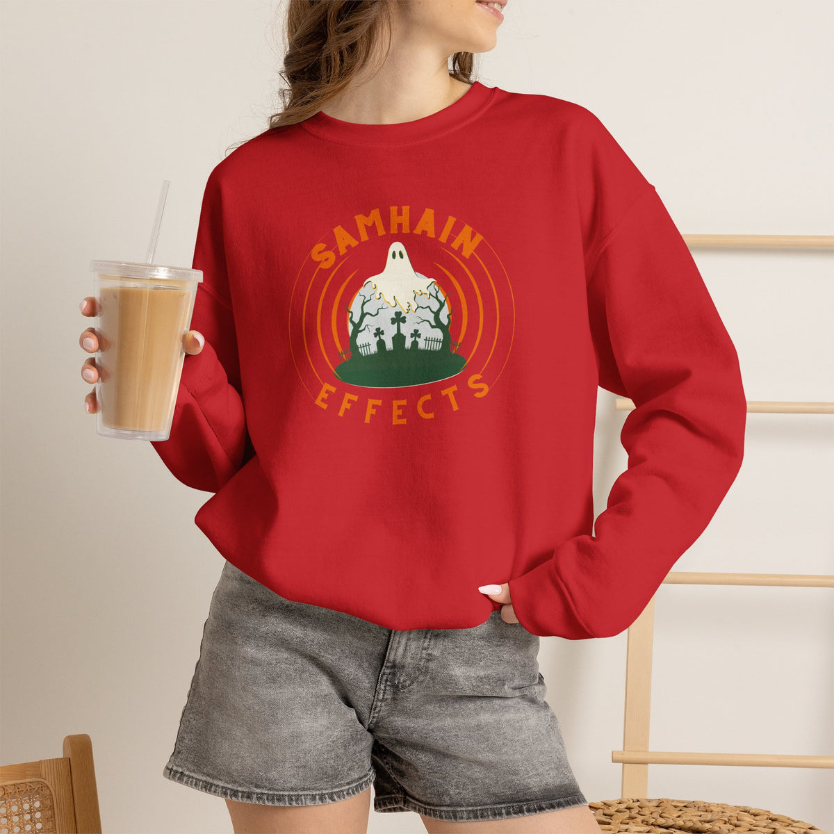 SAMHAIN EFFECTS Unisex Heavy Blend Crewneck Sweatshirt