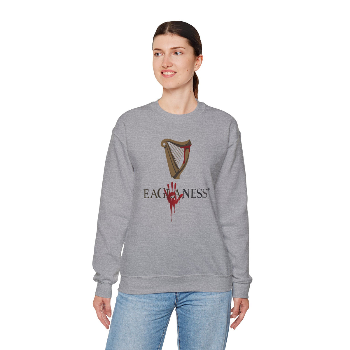 EAGLANESS Unisex Heavy Blend Crewneck Sweatshirt