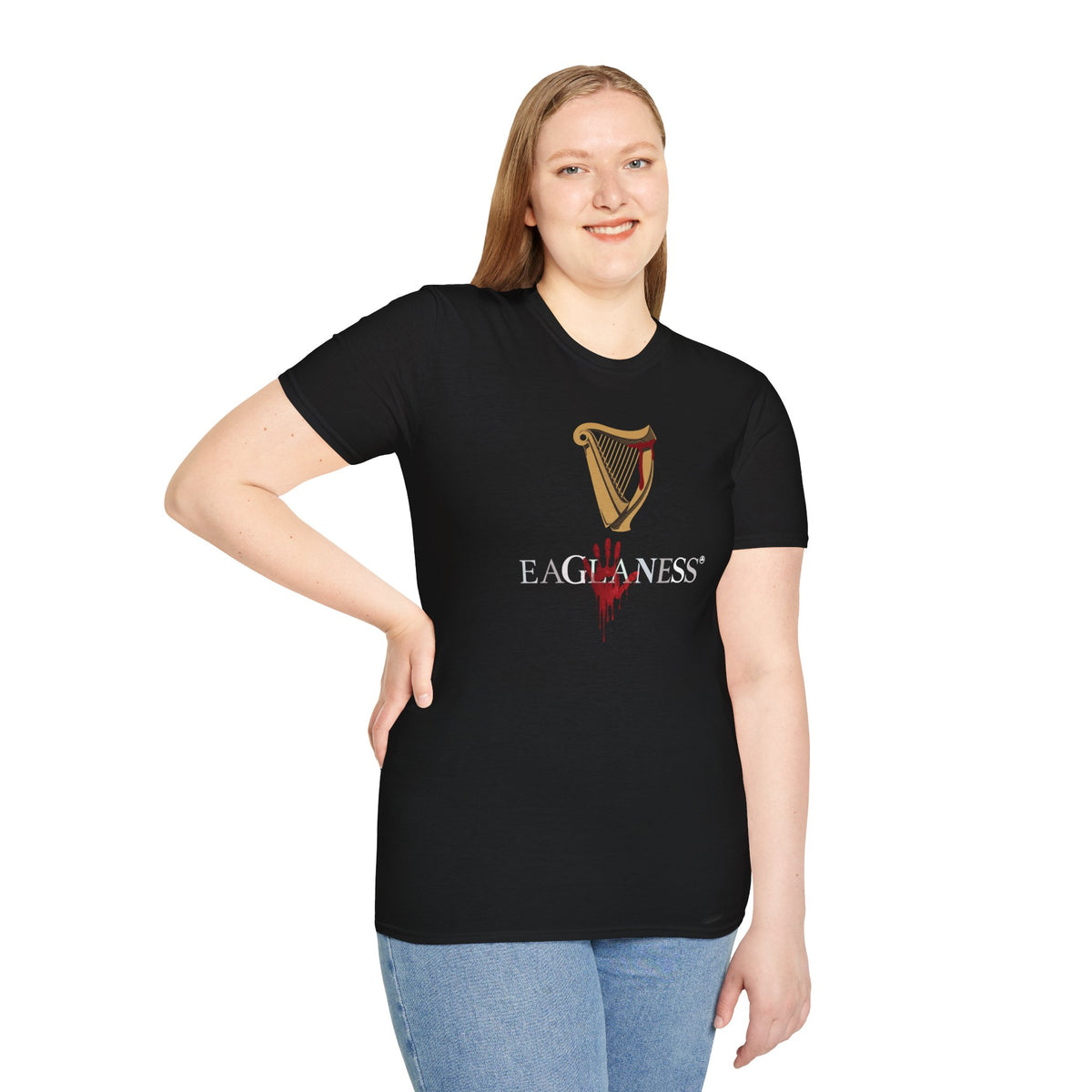 EAGLANESS 100% Cotton Unisex Softstyle T-Shirt