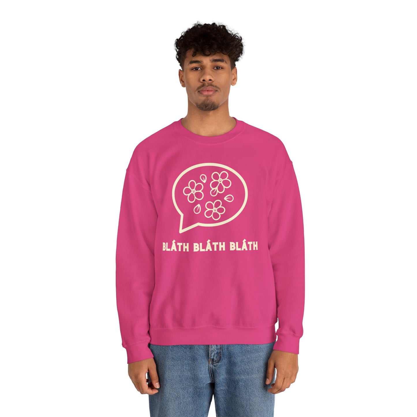 BLÁTH BLÁTH BLÁTH Unisex Heavy Blend  Crewneck Sweatshirt