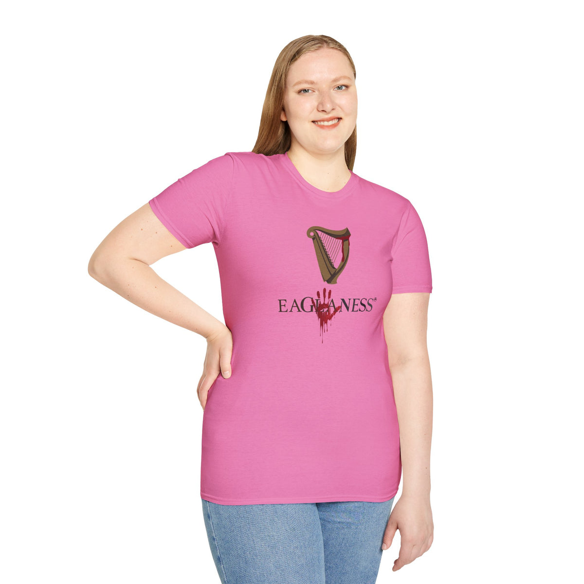 EAGLANESS 100% Cotton Unisex Softstyle T-Shirt