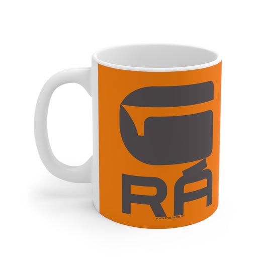 G-RÁ  33cl White Ceramic Mug
