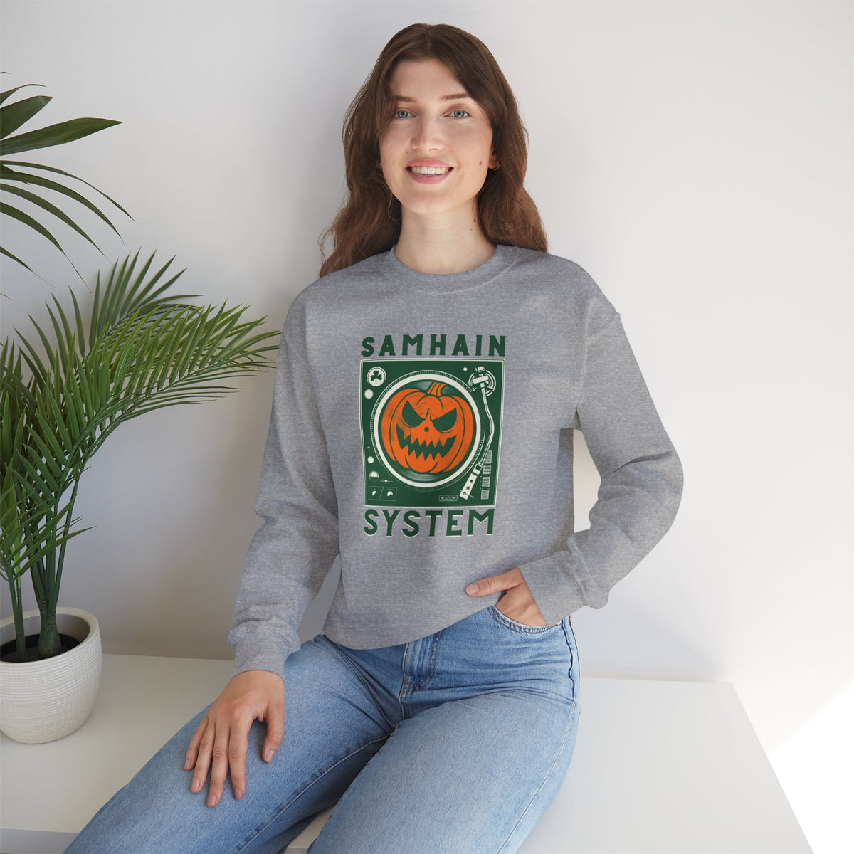 SAMHAIN SYSTEM Unisex Heavy Blend Crewneck Sweatshirt