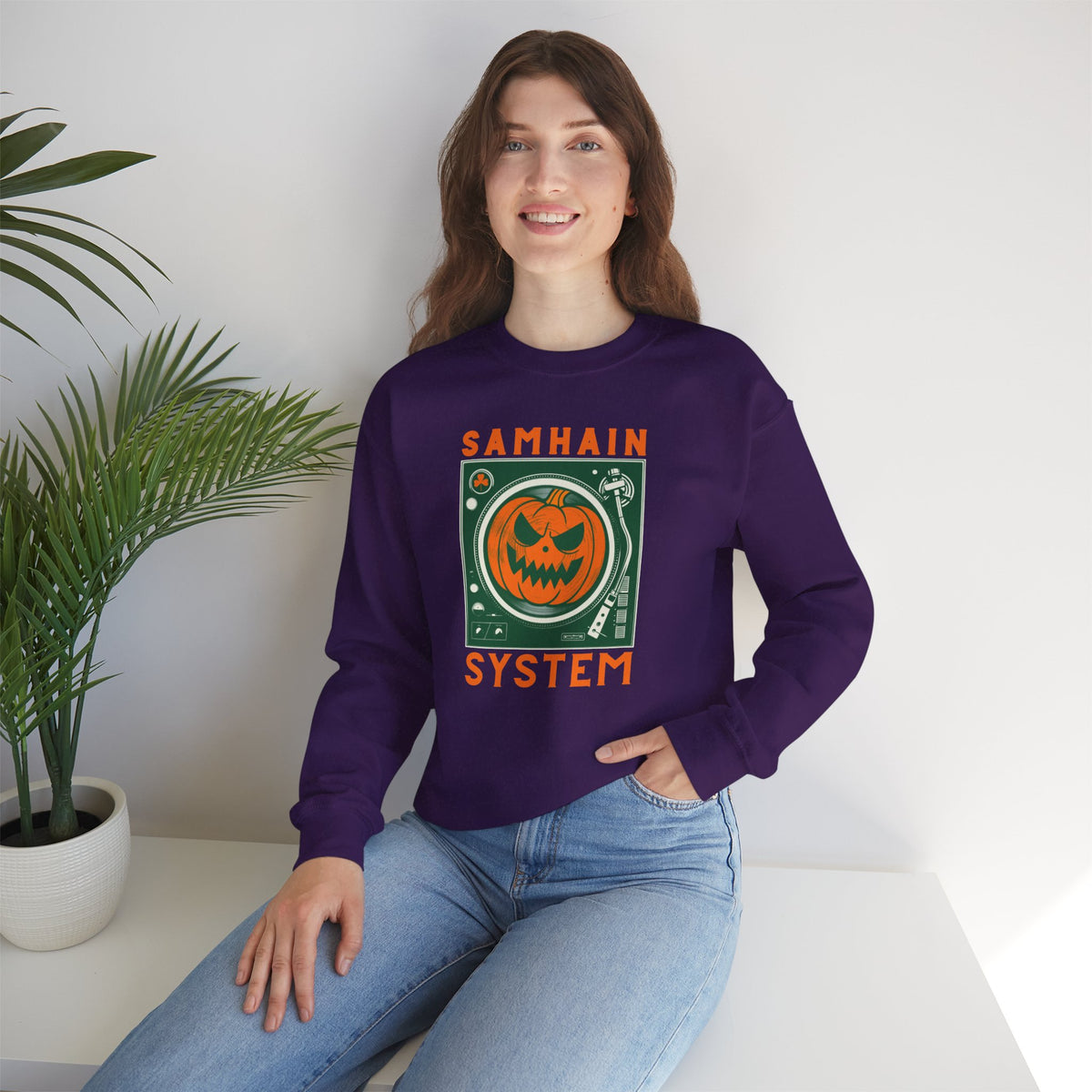 SAMHAIN SYSTEM Unisex Heavy Blend Crewneck Sweatshirt