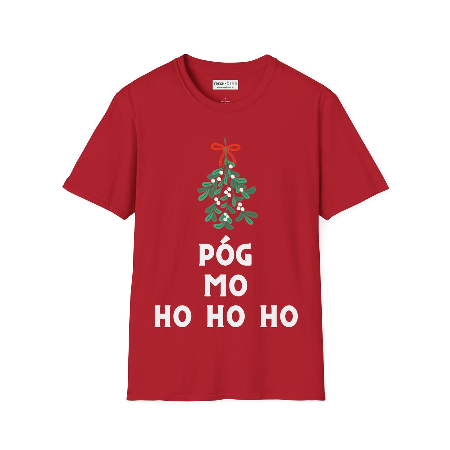 PÓG MO HO HO HO Unisex Softstyle 100% Cotton T-Shirt