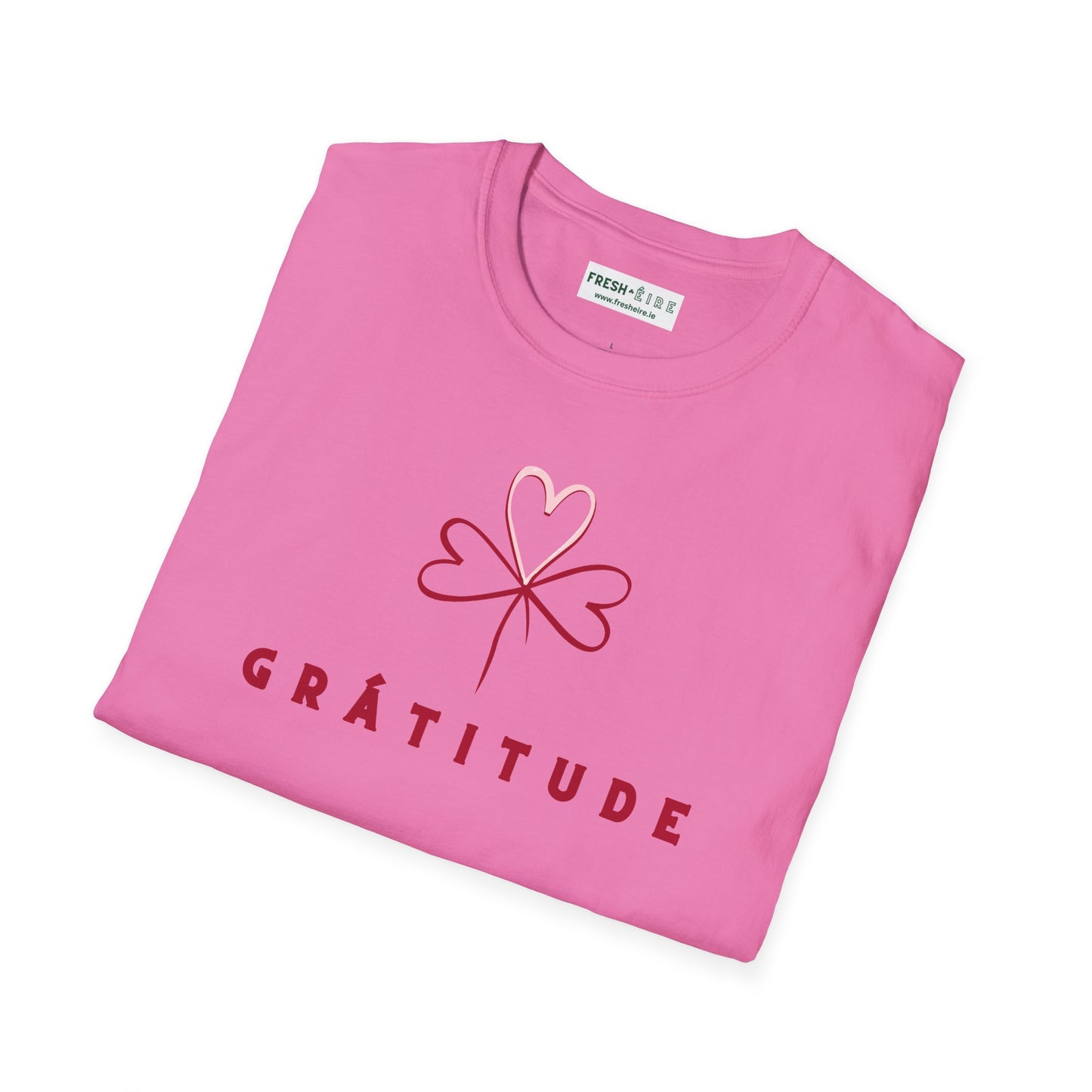 GRÁTITUDE V DAY Unisex Softstyle 100% Cotton T-Shirt