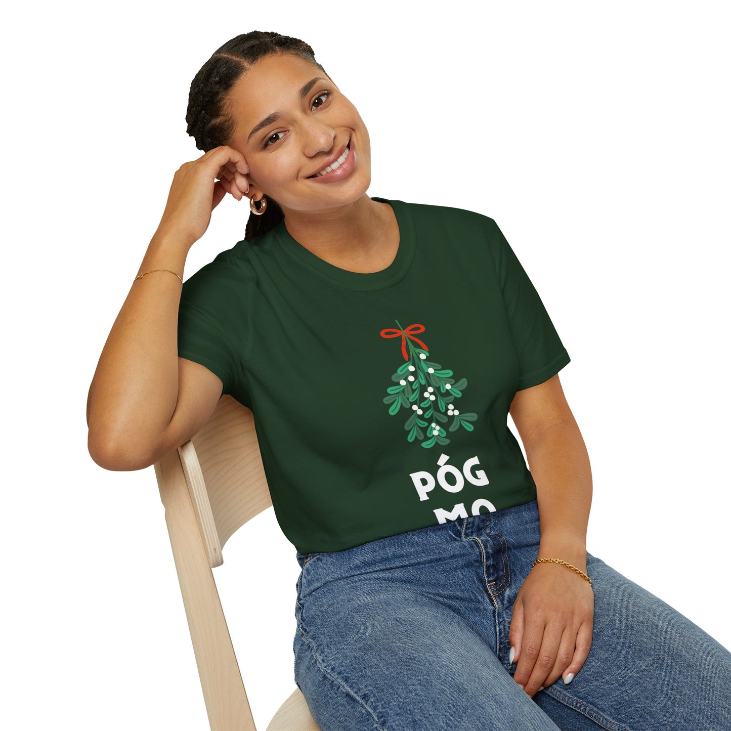 PÓG MO HO HO HO Unisex Softstyle 100% Cotton T-Shirt