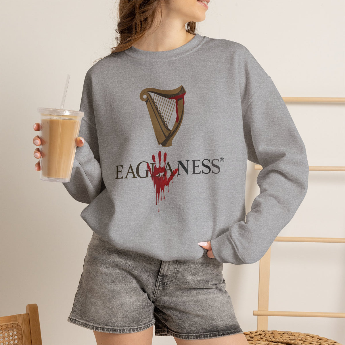 EAGLANESS Unisex Heavy Blend Crewneck Sweatshirt