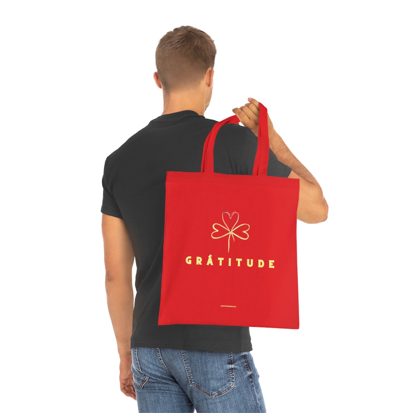GRÁTITUDE Woven Tote Bag