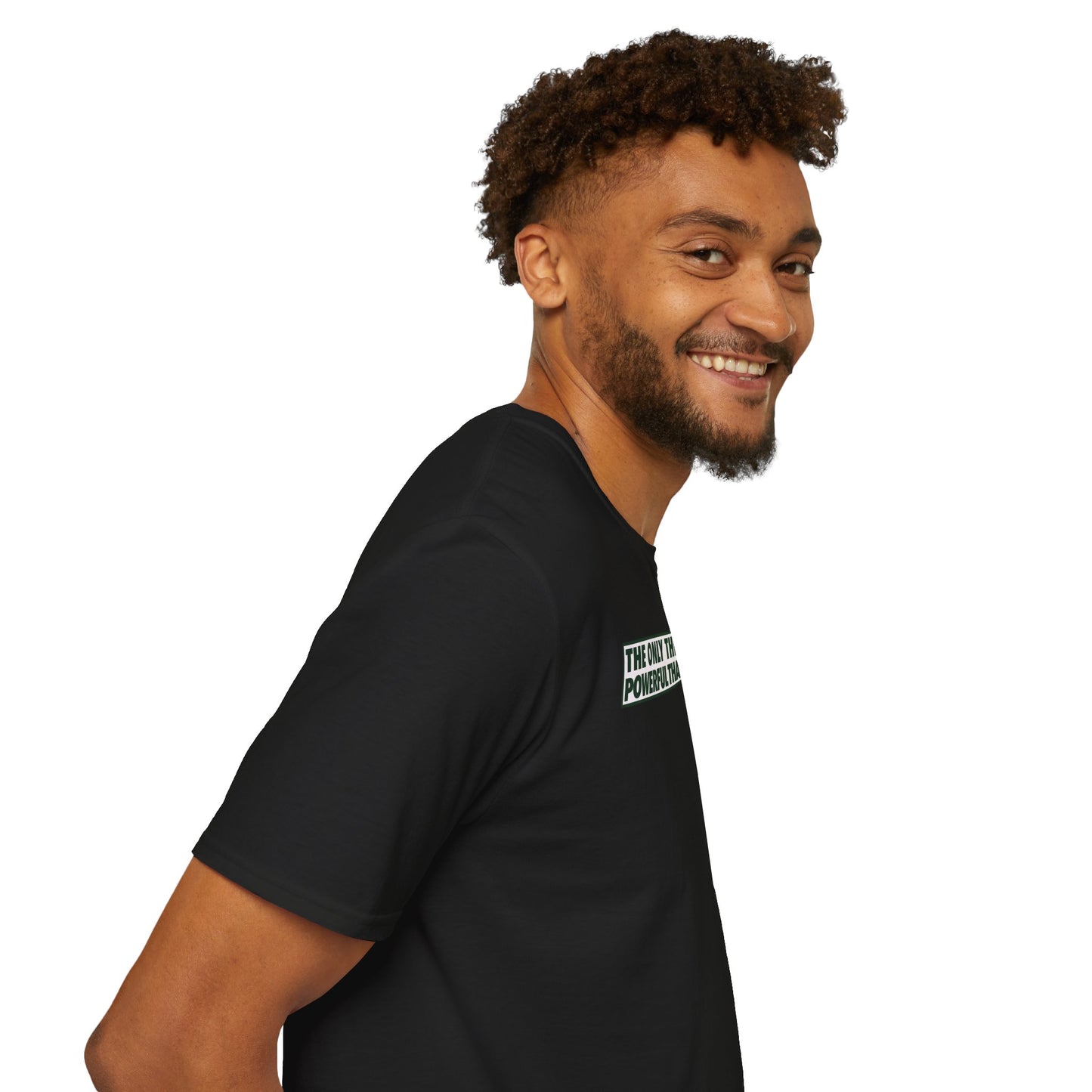 THE ONLY THING MORE POWERFUL THAN GRÁIN IS GRÁ  Unisex Softstyle 100% Cotton T-Shirt