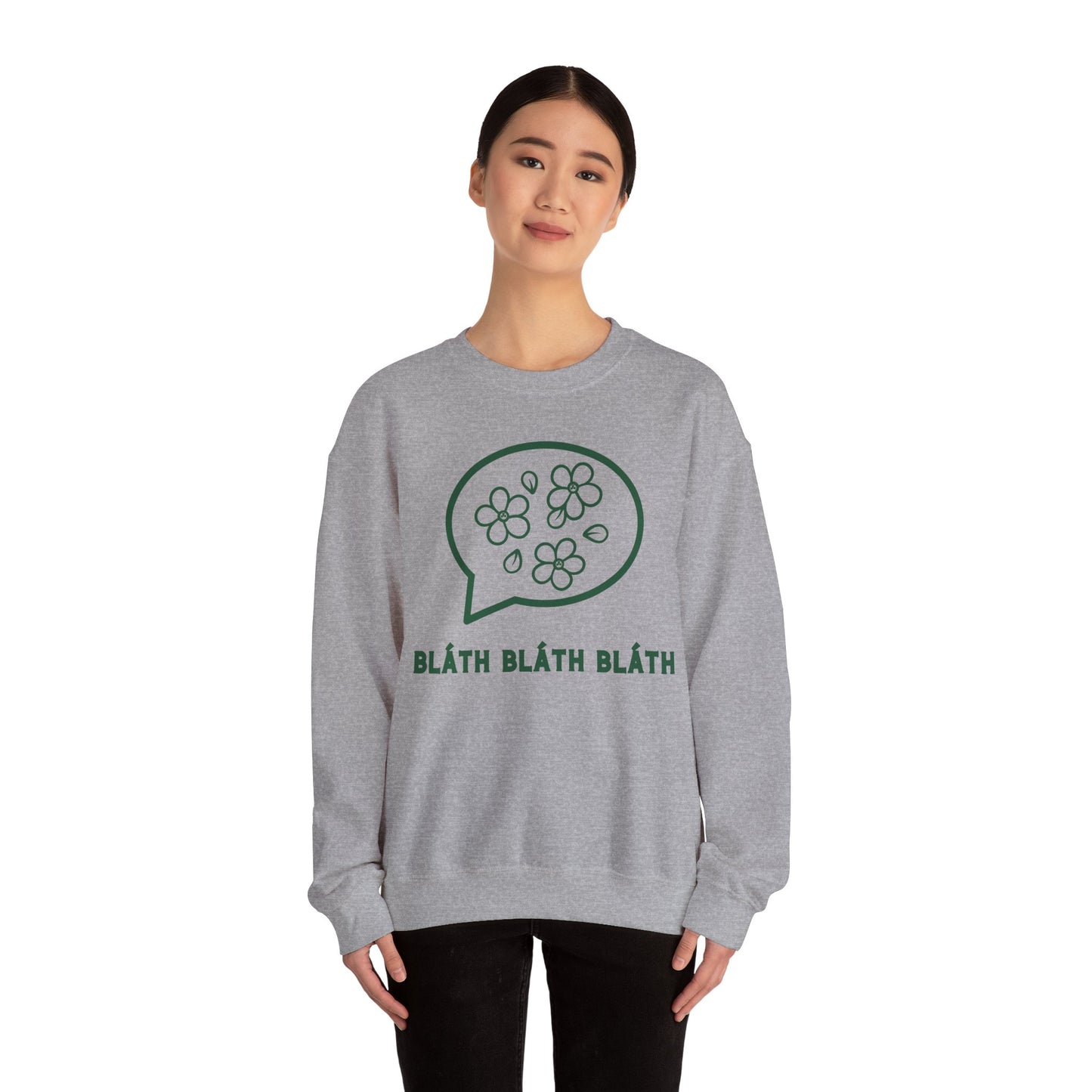 BLÁTH BLÁTH BLÁTH Unisex Heavy Blend  Crewneck Sweatshirt