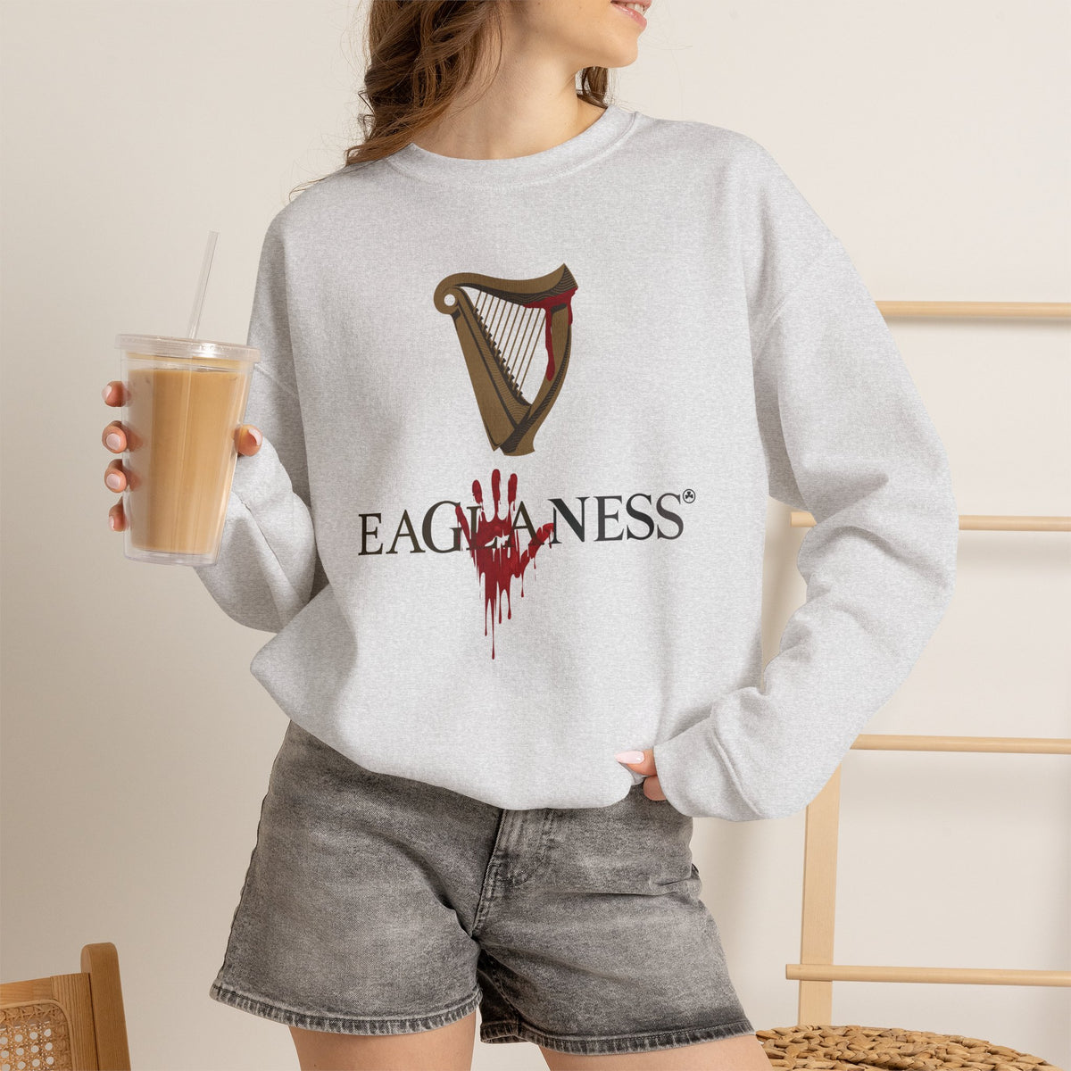 EAGLANESS Unisex Heavy Blend Crewneck Sweatshirt