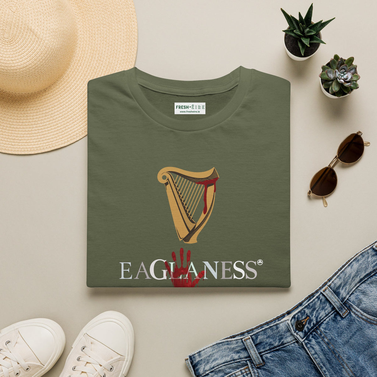 EAGLANESS 100% Cotton Unisex Softstyle T-Shirt