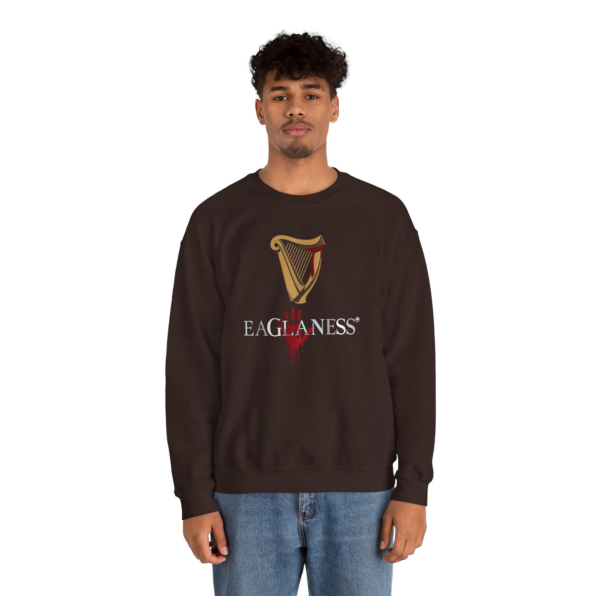 EAGLANESS Unisex Heavy Blend Crewneck Sweatshirt