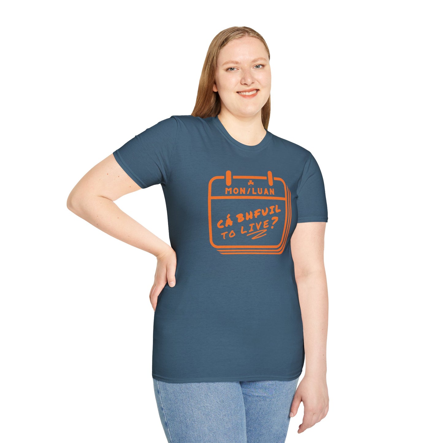 CÁ BHFUIL TO LIVE? Unisex Softstyle T-Shirt