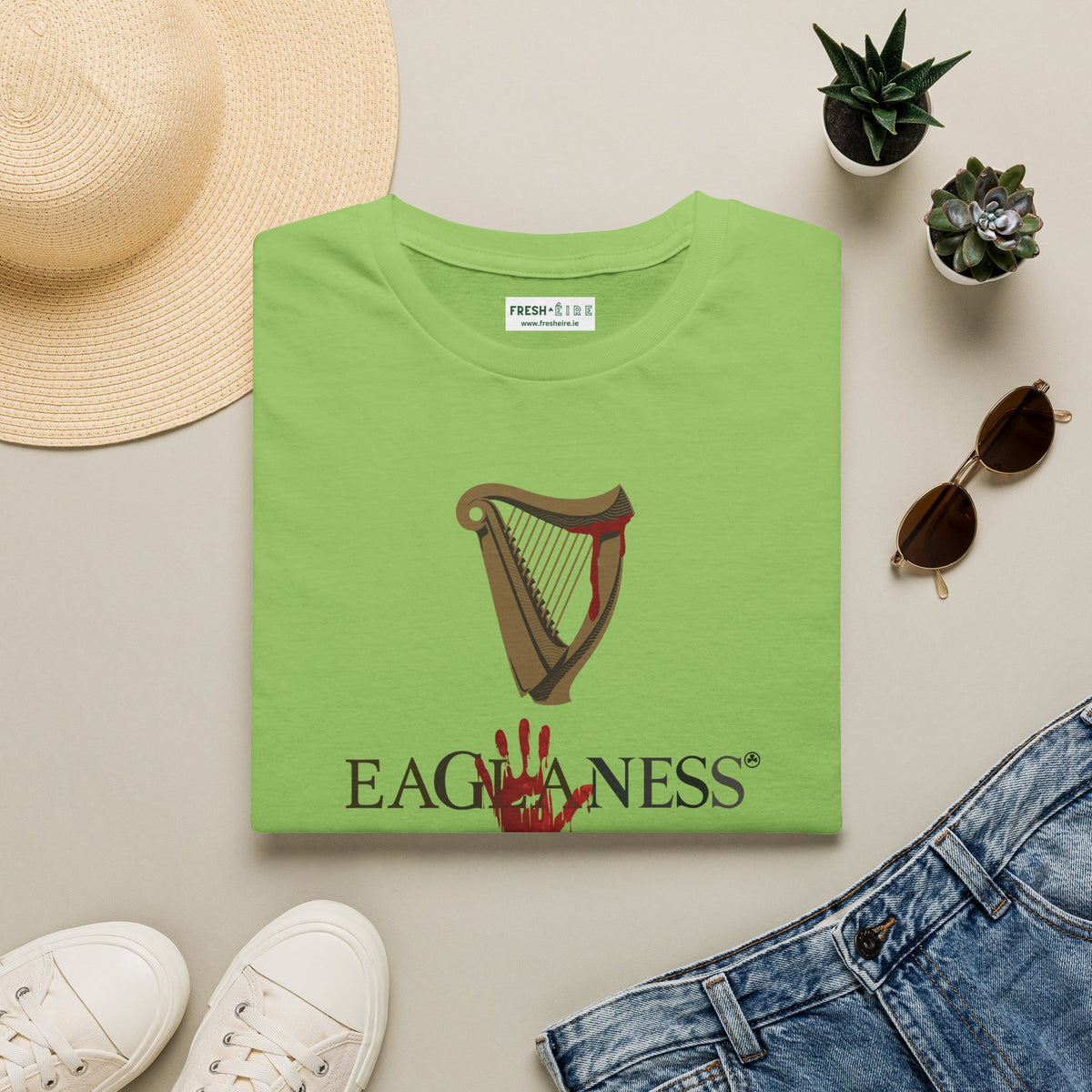 EAGLANESS 100% Cotton Unisex Softstyle T-Shirt
