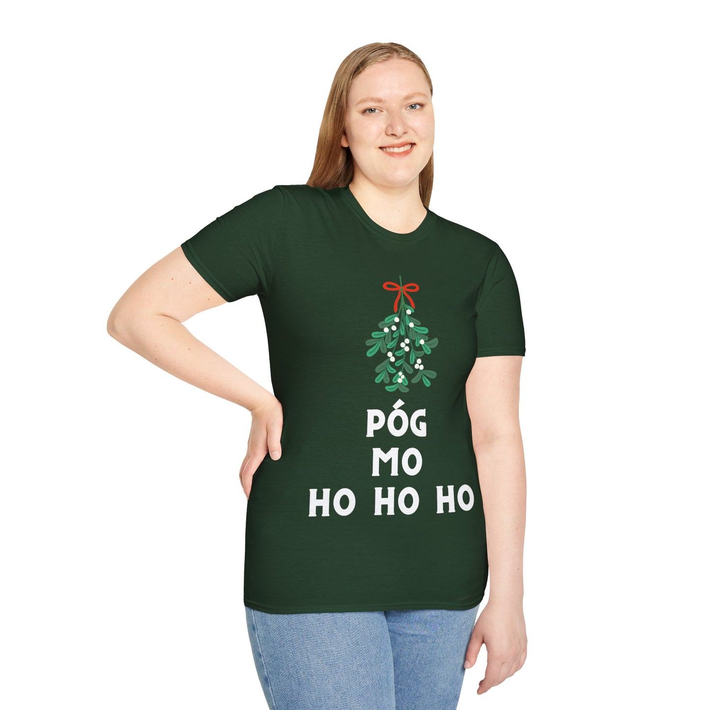 PÓG MO HO HO HO Unisex Softstyle 100% Cotton T-Shirt