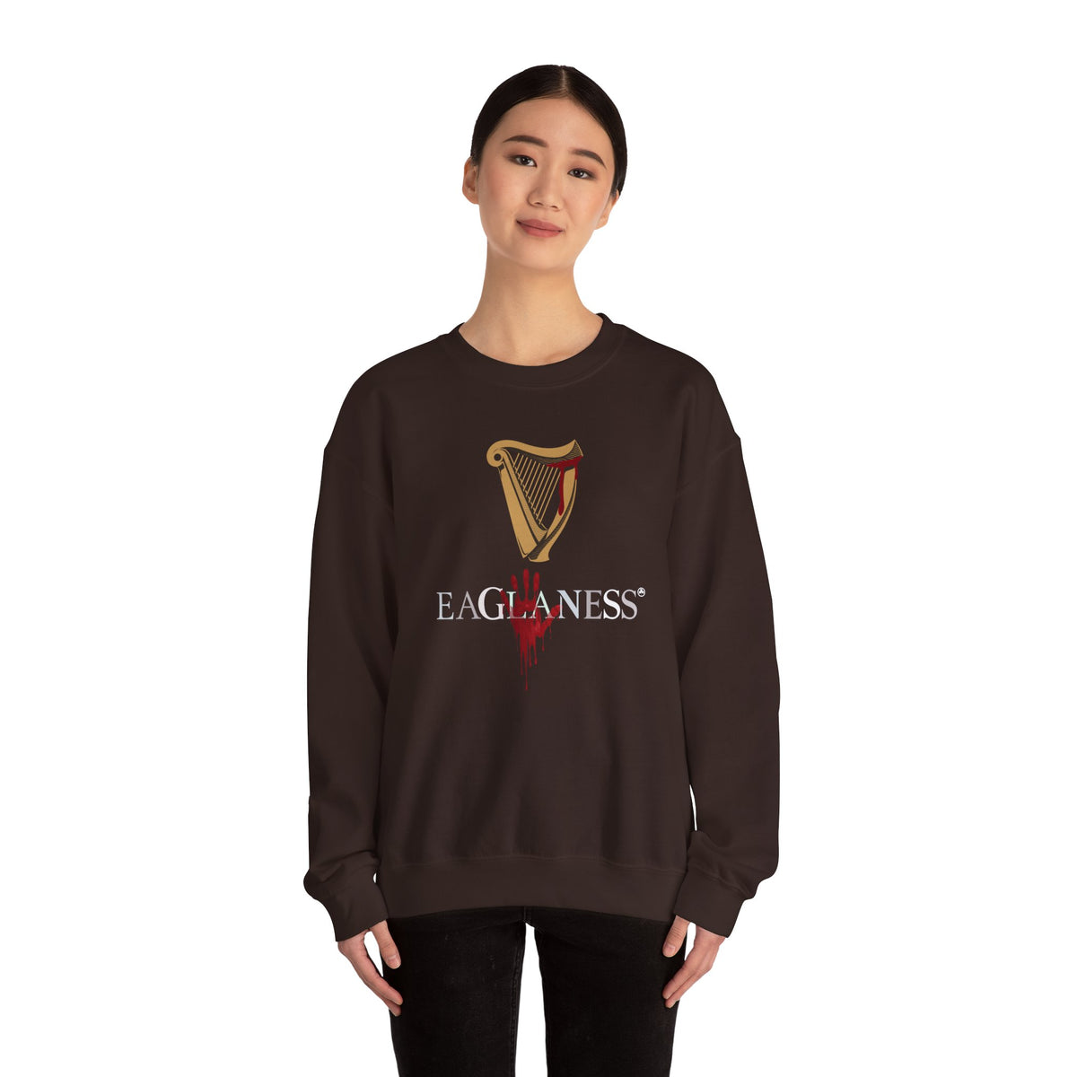 EAGLANESS Unisex Heavy Blend Crewneck Sweatshirt