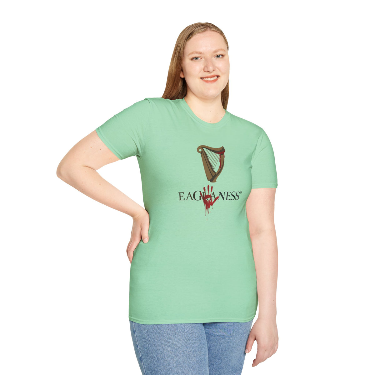 EAGLANESS 100% Cotton Unisex Softstyle T-Shirt