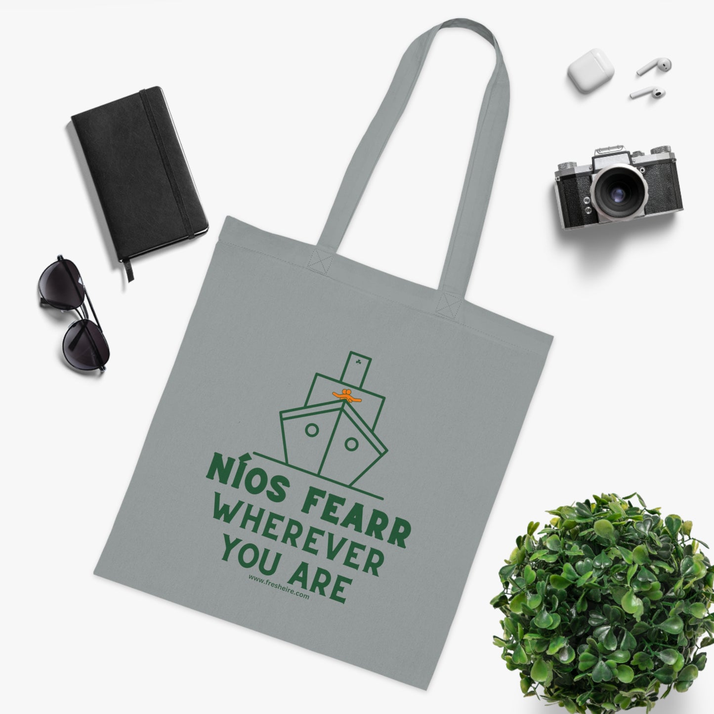 NÍOS FEARR, WHEREVER YOU ARE 100% Cotton Tote Bag
