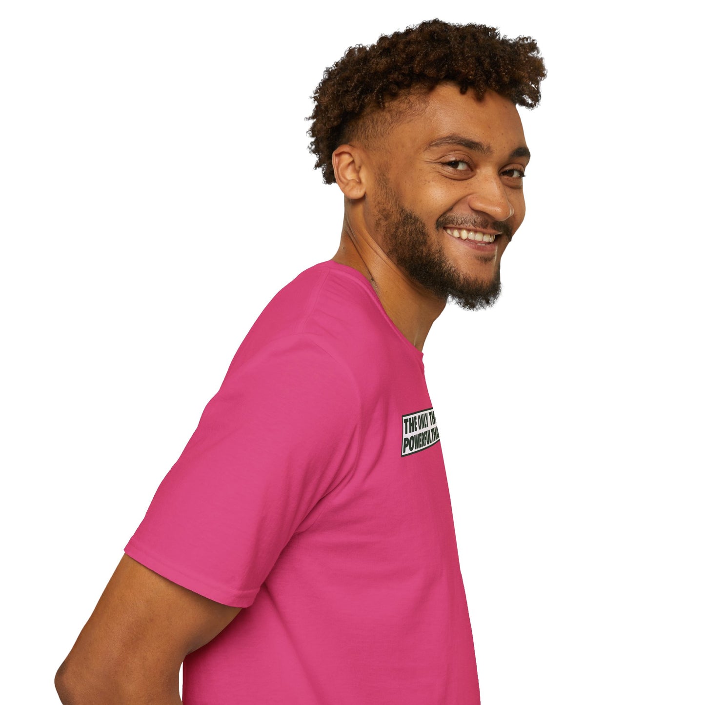 THE ONLY THING MORE POWERFUL THAN GRÁIN IS GRÁ  Unisex Softstyle 100% Cotton T-Shirt