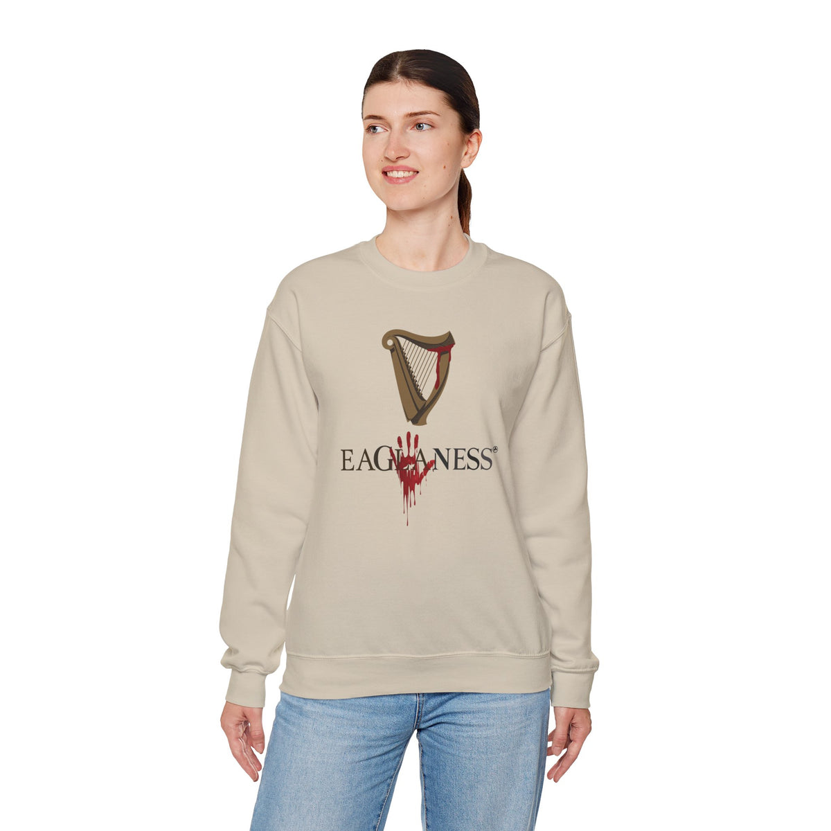 EAGLANESS Unisex Heavy Blend Crewneck Sweatshirt