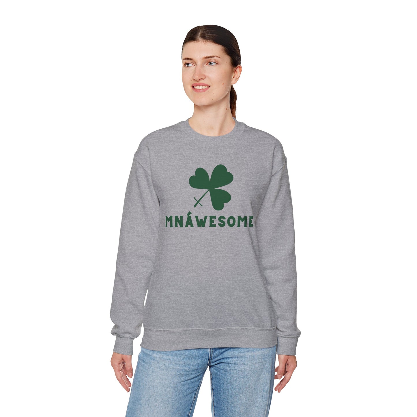 MNÁWESOME Unisex Heavy Blend Crewneck Sweatshirt