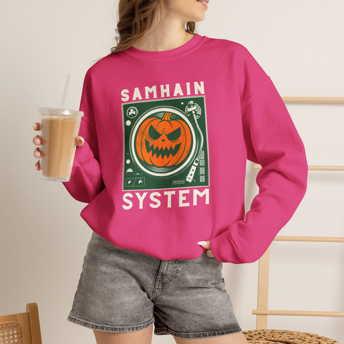 SAMHAIN SYSTEM Unisex Heavy Blend Crewneck Sweatshirt