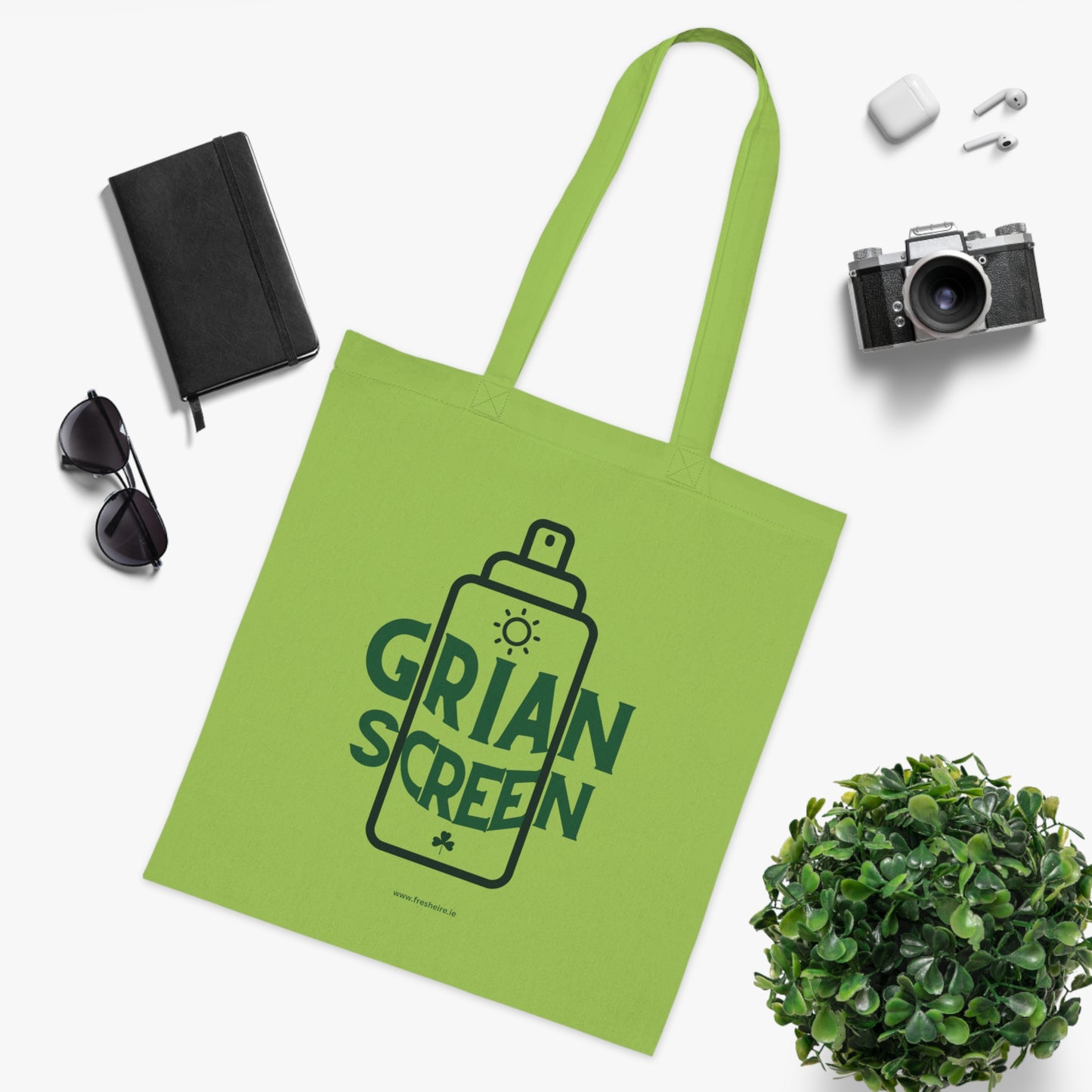 GRIAN SCREEN 100% Cotton Tote Bag