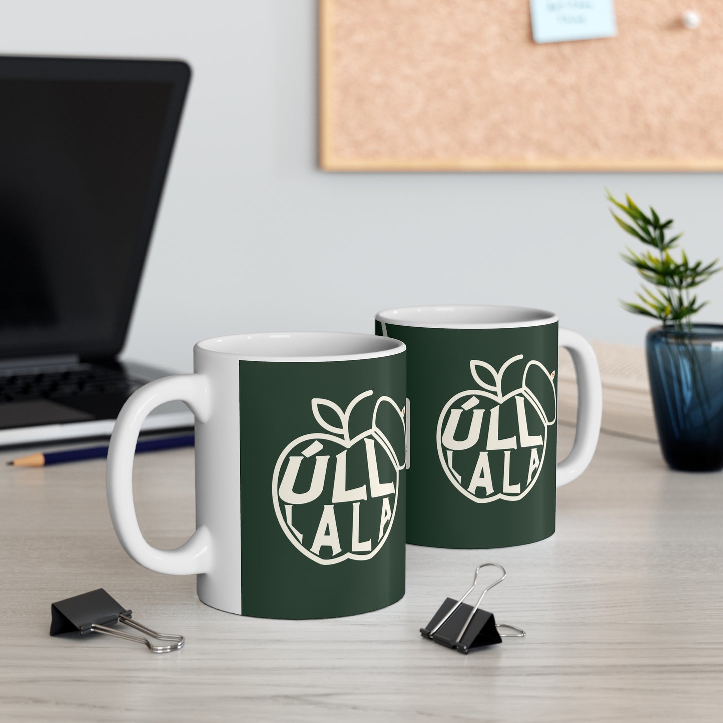 ÚLL LA LA ie 33cl White Ceramic Mug