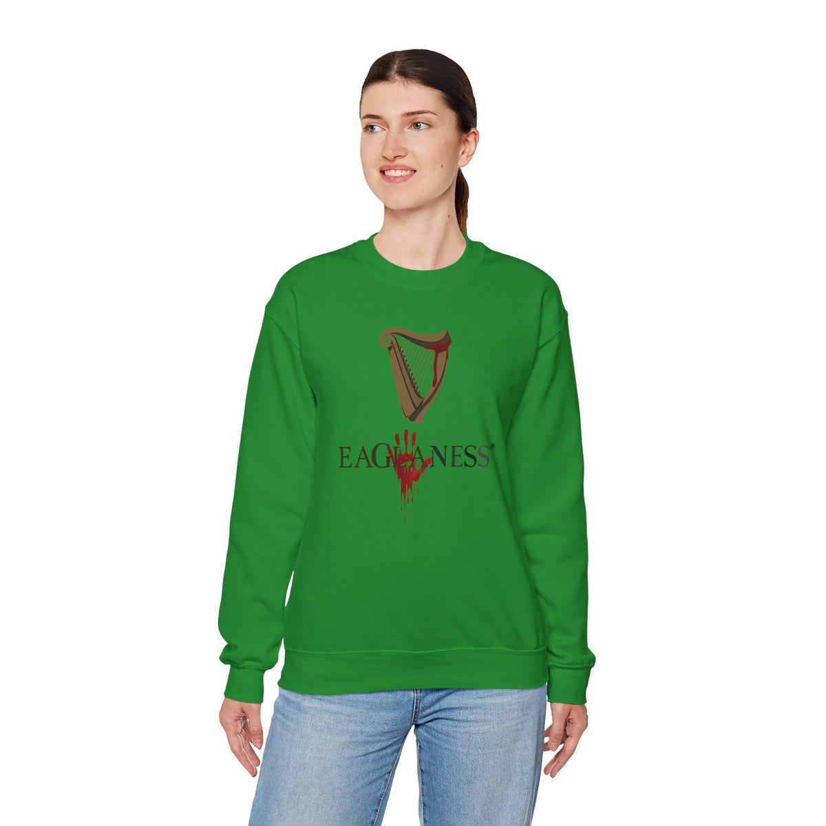 EAGLANESS Unisex Heavy Blend Crewneck Sweatshirt